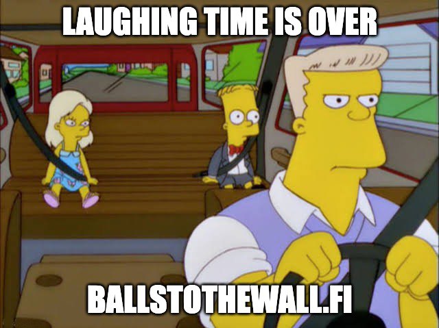 The Simpsons McBain - Laughing time is over.