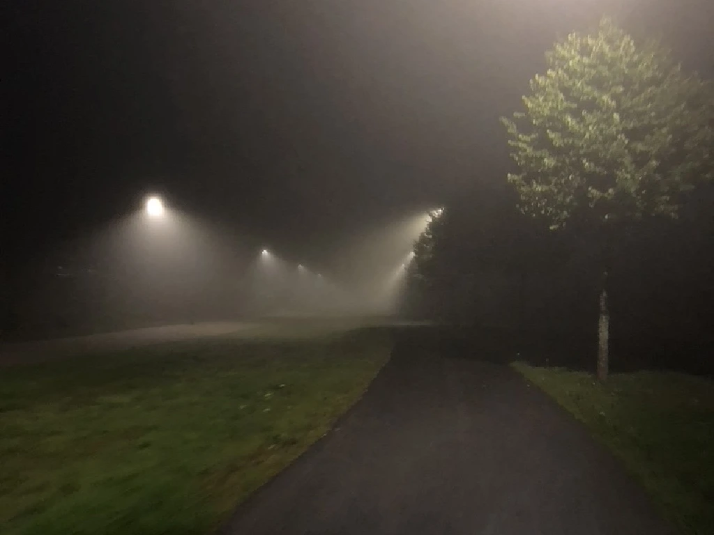 Sumuinen lokakuun aamu Lappeenranta