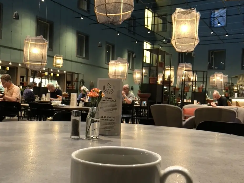 Scandic City Tampere. Aamupalalla.
