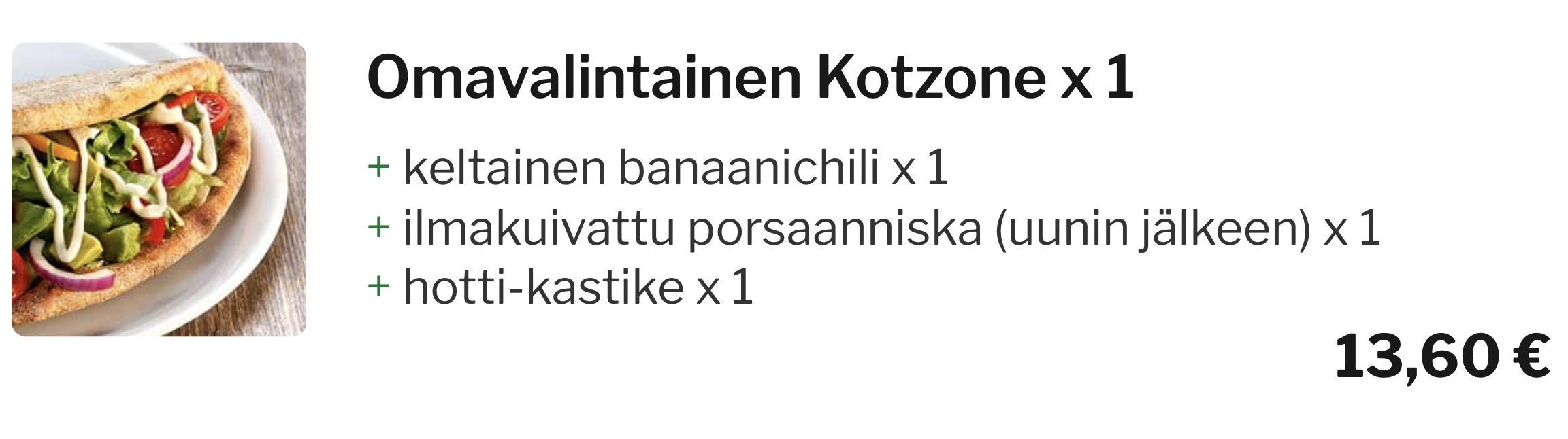 Kotipizza kotzone ilmakuivattu sianniska (uunin jälkeen) Balls to the Wall blogi