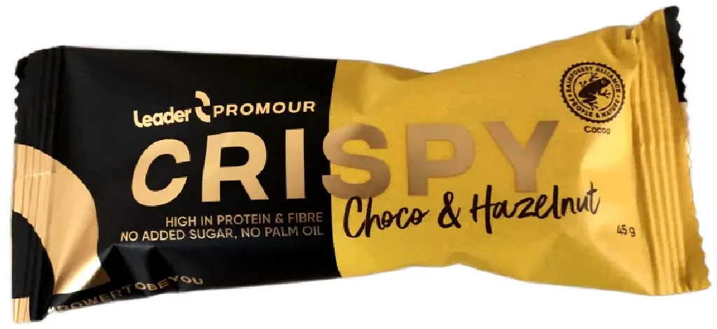 Leader Crispy Choco & Hazelnut proteiinipatukka. Balls to the Wall blogi