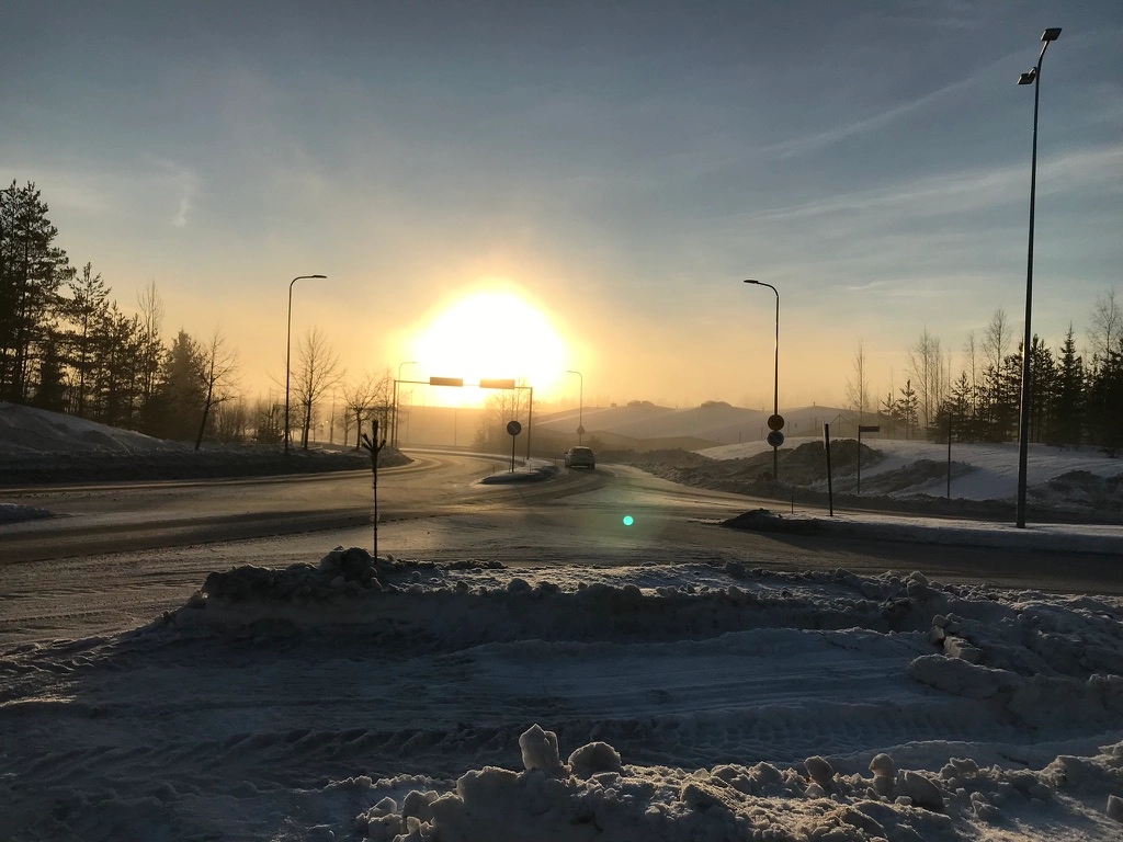 Aurinkoinen Lappeenranta tammikuussa - Balls to the Wall blogi