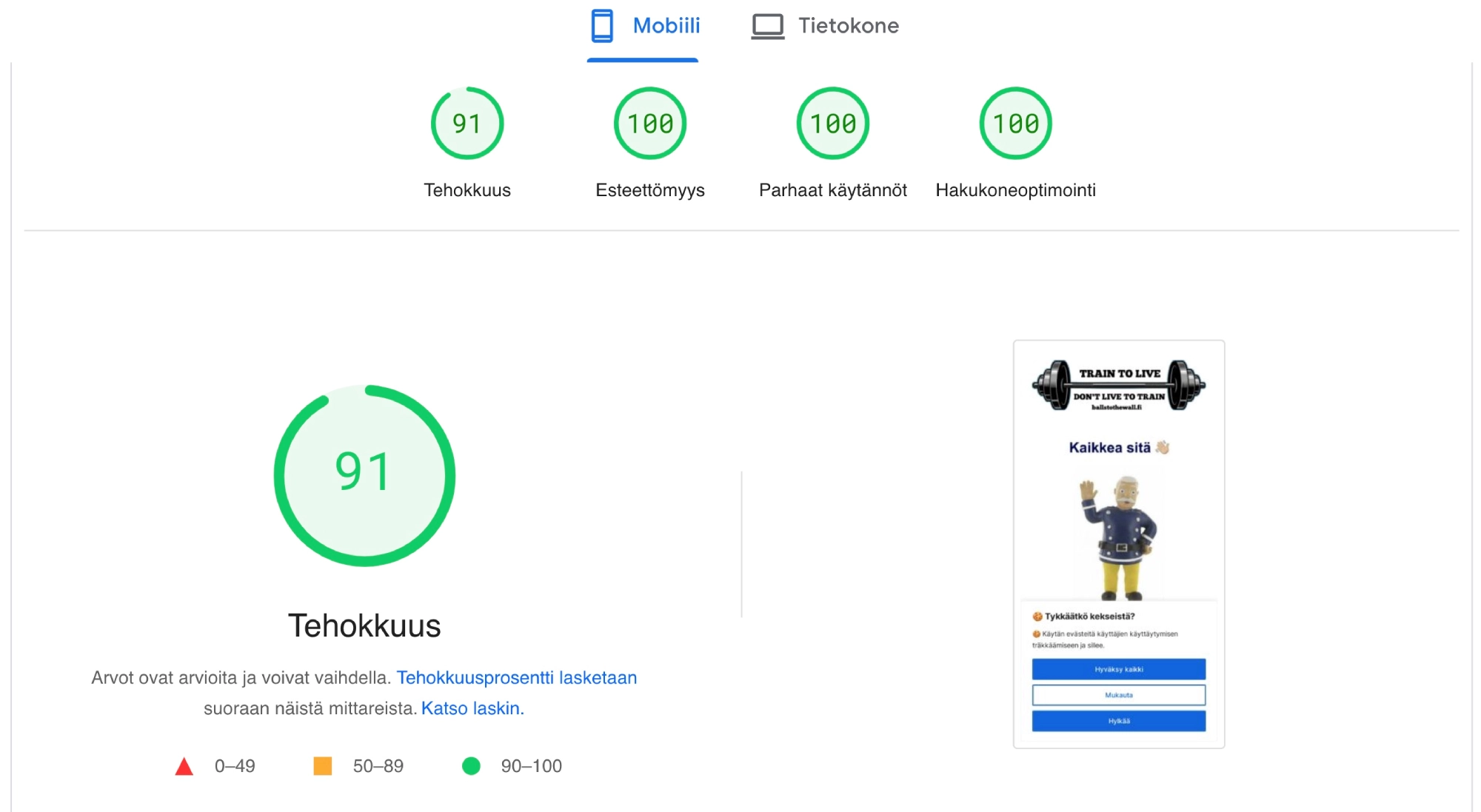 SEO optimointi - Balls to the Wall blogi