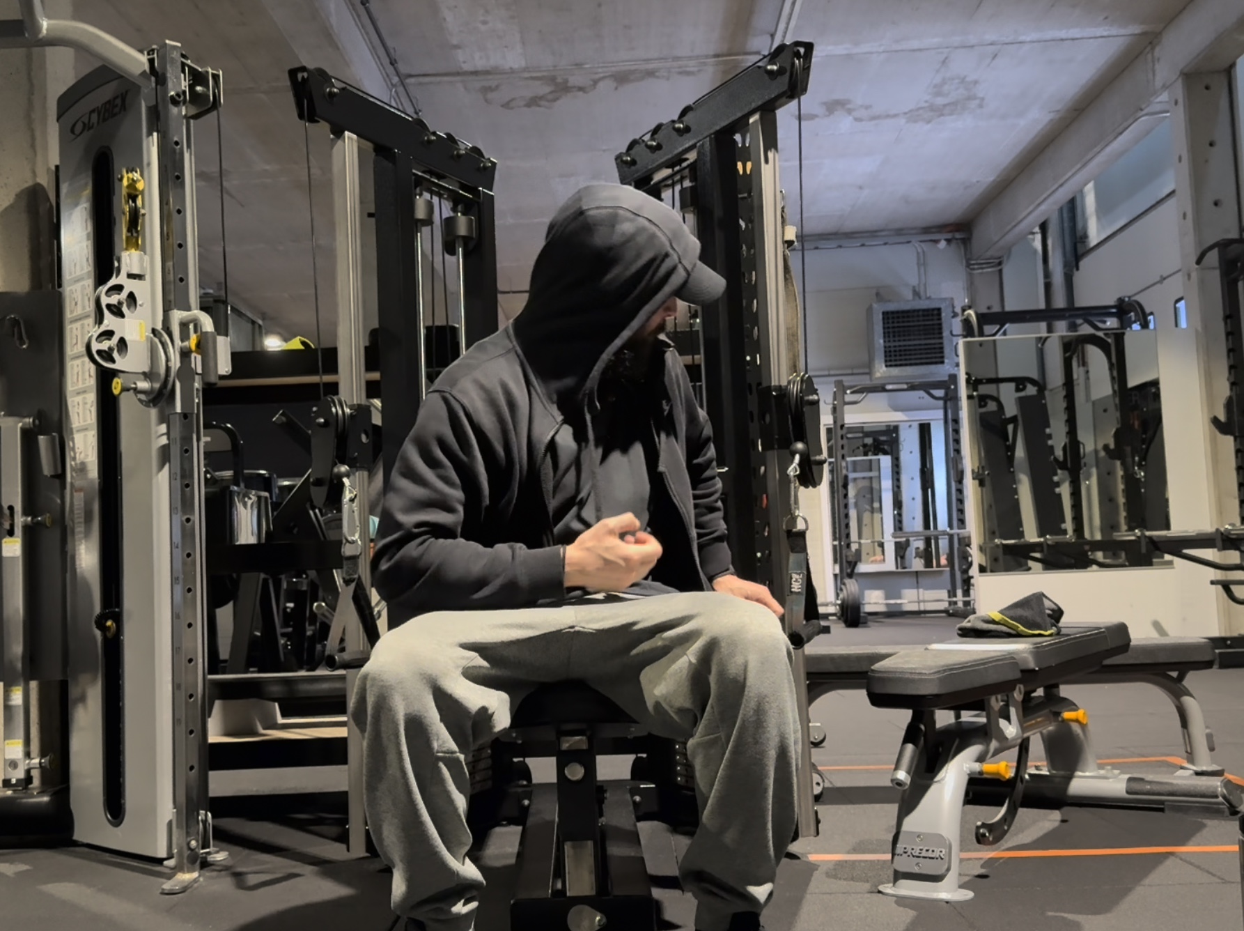 Chest press - Rintapunnerrus Roope Garcia - Balls to the Wall blogi